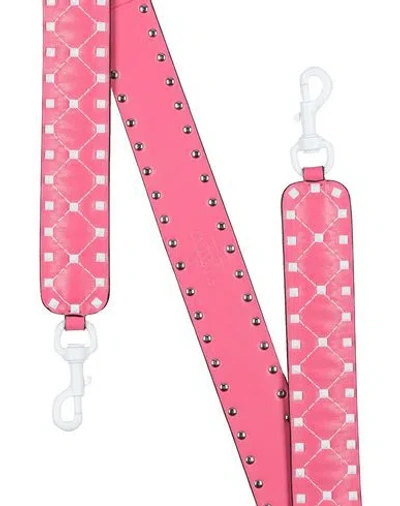 Valentino Garavani Woman Bag Strap Pink Size - Leather
