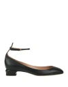 Valentino Garavani Woman Ballet Flats Black Size 8 Soft Leather In Black