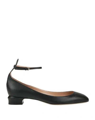 Valentino Garavani Woman Ballet Flats Black Size 8 Soft Leather
