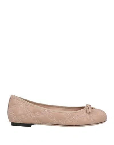 Valentino Garavani Woman Ballet Flats Blush Size 6 Leather In Pink