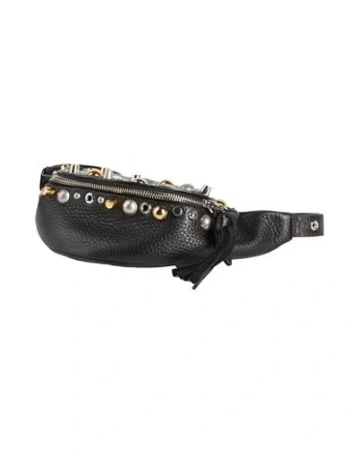 Valentino Garavani Woman Belt Bag Black Size - Leather