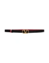 Valentino Garavani Woman Belt Black Size 34 Leather In Black