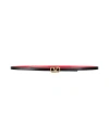 Valentino Garavani Vlogo Buckle Reversible Leather Belt In Black