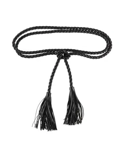 Valentino Garavani Woman Belt Black Size Onesize Leather