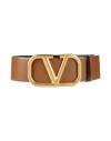 Valentino Garavani Woman Belt Brown Size 38 Leather