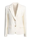 Valentino Garavani Woman Blazer Ivory Size 6 Silk In White
