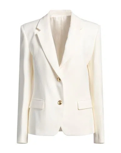 Valentino Garavani Woman Blazer Ivory Size 6 Silk In White