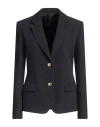 Valentino Notched-lapel Single-breasted Blazer In Blue