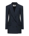 Valentino Garavani Woman Blazer Midnight Blue Size 4 Wool, Mohair Wool