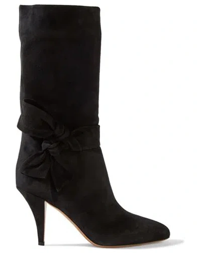 Valentino Garavani Woman Knee Boots Black Size 6 Soft Leather