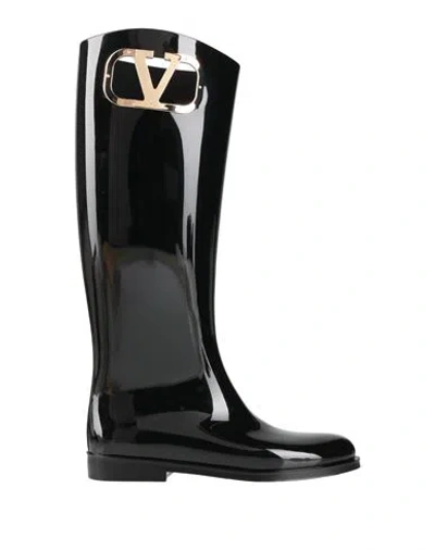 Valentino Garavani Woman Boot Black Size 6 Rubber