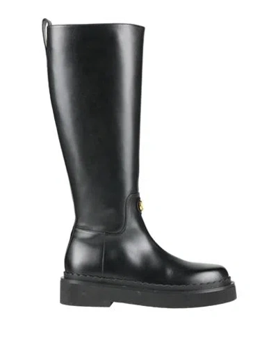 Valentino Garavani Woman Boot Black Size 6.5 Leather