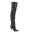 Valentino Garavani Woman Boot Black Size 8 Leather In Black
