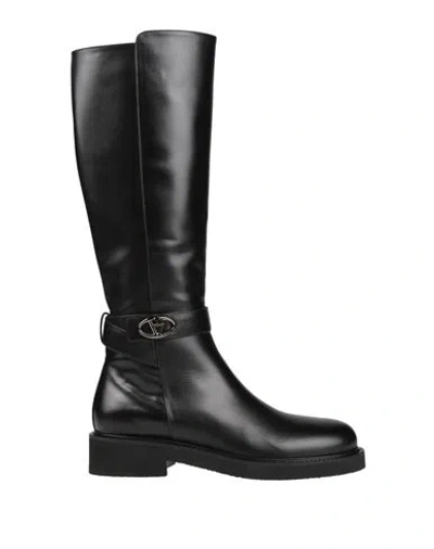Valentino Garavani Woman Boot Black Size 8 Leather