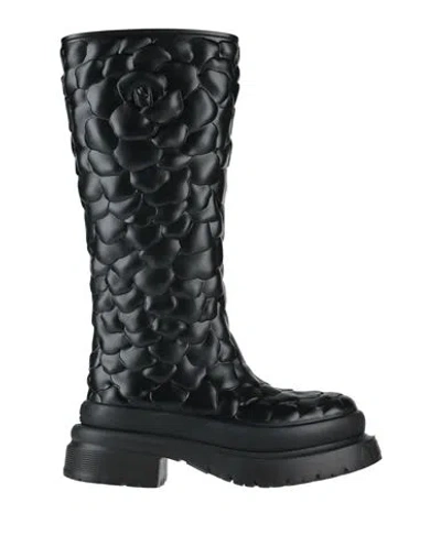 Valentino Garavani Knee Boots In Black