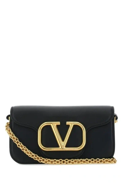 Valentino Garavani Black Loc Shoulder Bag