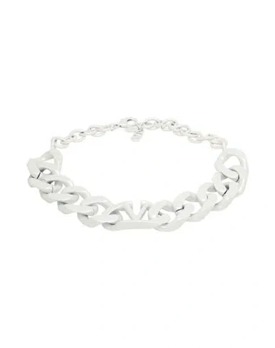 Valentino Garavani Woman Bracelet White Size - Metal