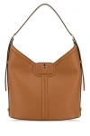 Valentino Leather Handbag Featuring Tassel Accents In Brown