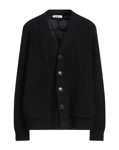Valentino Garavani Woman Cardigan Black Size M Virgin Wool