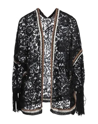 Valentino Garavani Woman Cardigan Black Size M Viscose, Cotton, Polyamide