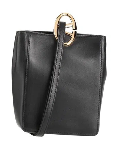 Valentino Garavani Woman Cross-body Bag Black Size - Leather