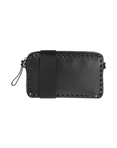 Valentino Garavani Woman Cross-body Bag Black Size - Leather