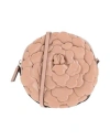 Valentino Garavani Woman Cross-body Bag Blush Size - Soft Leather In Pink