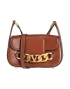 Valentino Garavani Woman Cross-body Bag Brown Size - Soft Leather In Brown