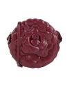 Valentino Garavani Woman Cross-body Bag Burgundy Size - Soft Leather In Red
