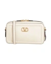Valentino Garavani Woman Cross-body Bag Ivory Size - Leather In White