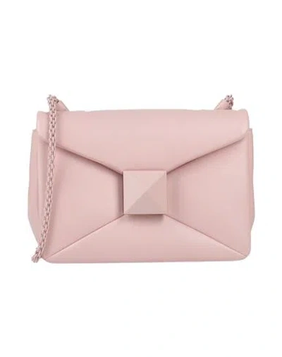 Valentino Garavani Woman Cross-body Bag Light Pink Size - Soft Leather