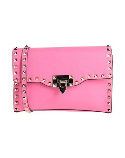 Valentino Garavani Woman Cross-body Bag Pink Size - Leather