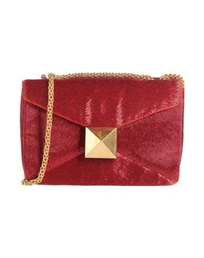 Valentino Garavani Woman Cross-body Bag Red Size - Leather