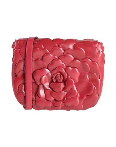 Valentino Garavani Woman Cross-body Bag Red Size - Soft Leather