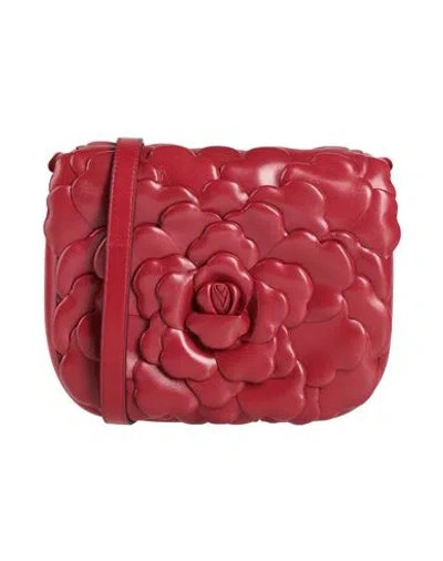 Valentino Garavani Woman Cross-body Bag Red Size - Soft Leather