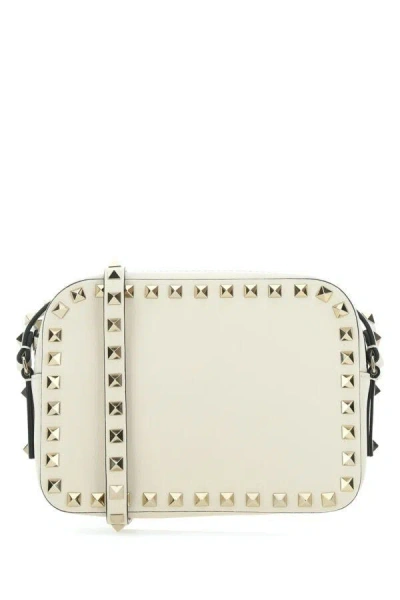 Valentino Garavani Rockstud Grainy Leather Camera Bag In Multicolor