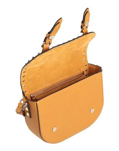 Valentino Garavani Woman Cross-body Bag Tan Size - Leather In Brown