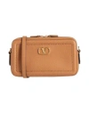 Valentino Garavani Woman Cross-body Bag Tan Size - Leather In Brown