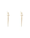 Valentino Garavani Woman Earrings Platinum Size - Metal In Gold