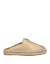 Valentino Garavani The Bold Edition Vlogo Mule In Metallic Grainy Calfskin 25mm Woman Gold 38 In Grey