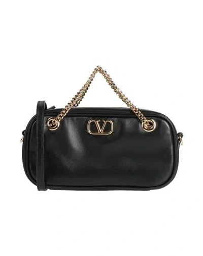 Valentino Garavani Woman Handbag Black Size - Leather
