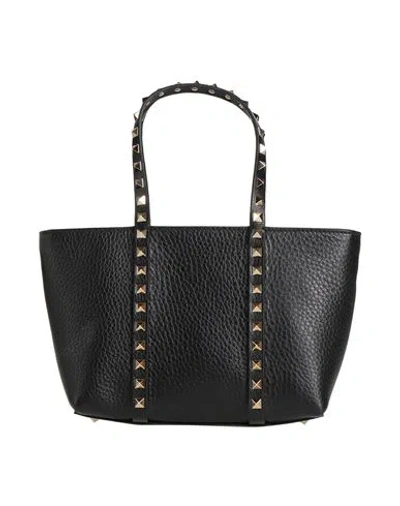 Valentino Garavani Woman Handbag Black Size - Leather