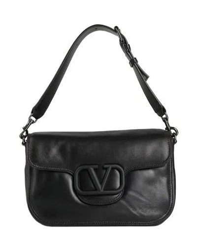 Valentino Garavani Woman Handbag Black Size - Leather
