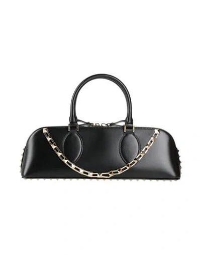 Valentino Garavani Woman Handbag Black Size - Leather