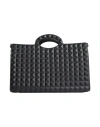 Valentino Garavani Woman Handbag Black Size - Rubber In Black