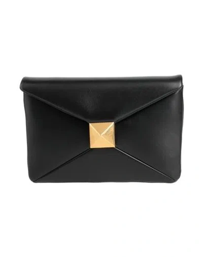 Valentino Garavani Woman Handbag Black Size - Soft Leather In Black