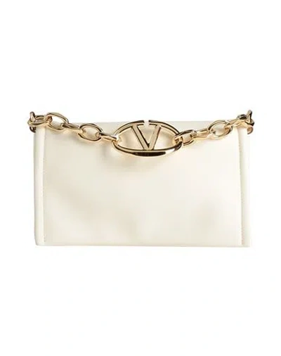 Valentino Garavani Woman Handbag Cream Size - Leather In White