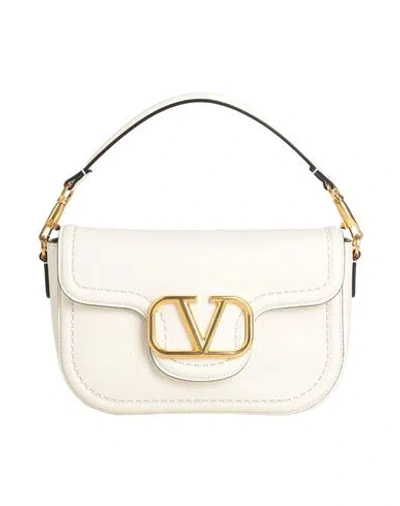 Valentino Garavani Woman Handbag Cream Size - Leather In White