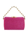 Valentino Garavani Woman Handbag Fuchsia Size - Leather In Pink