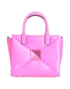 Valentino Garavani Woman Handbag Fuchsia Size - Leather In Pink